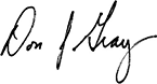 Don Gray signature